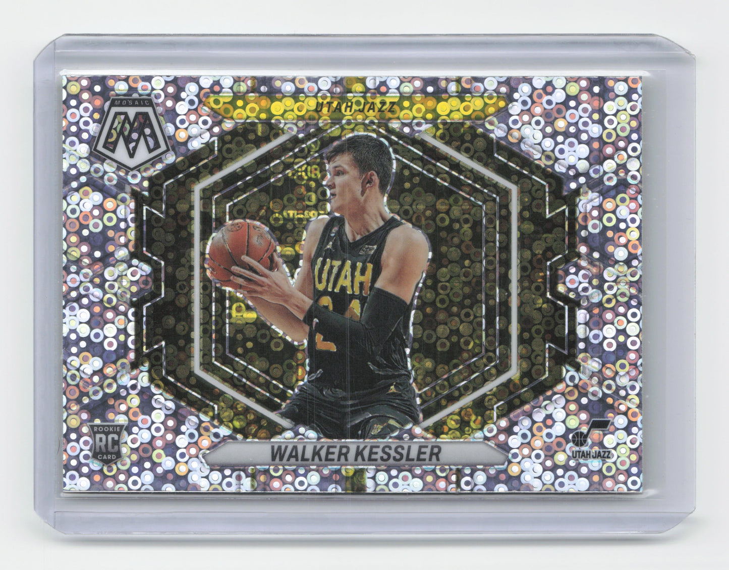 2022-23 WALKER KESSLER Fast Break Rookie Variation Mosaic Jazz #212