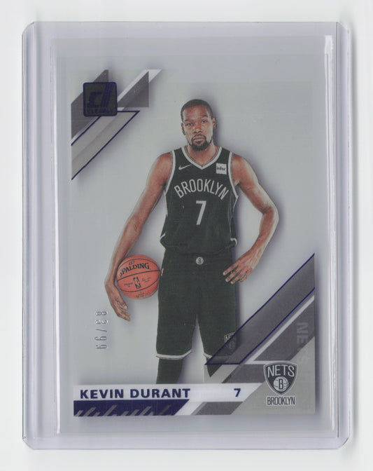 2020 - KEVIN DURANT - Blue 83/99 - Donruss Clearly - Nets #5