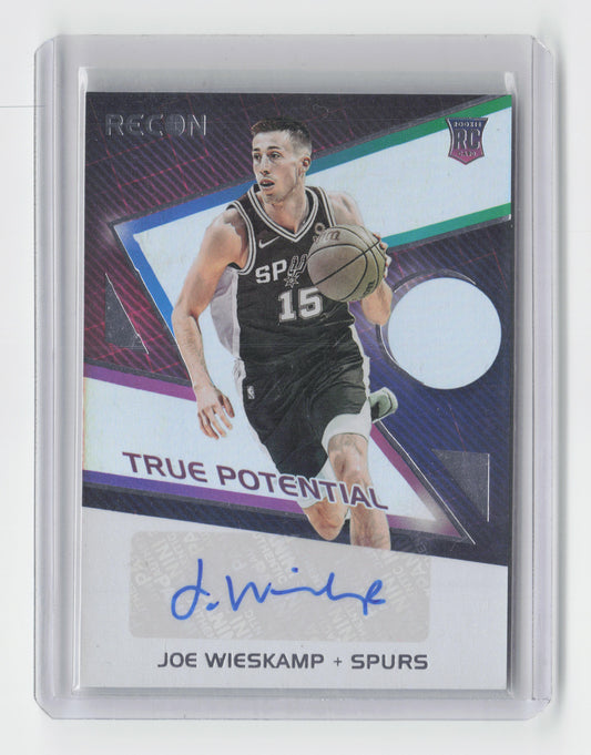 2021-22 - JOE WIESKAMP - True Potential Rookie Autograph - Recon - Spurs