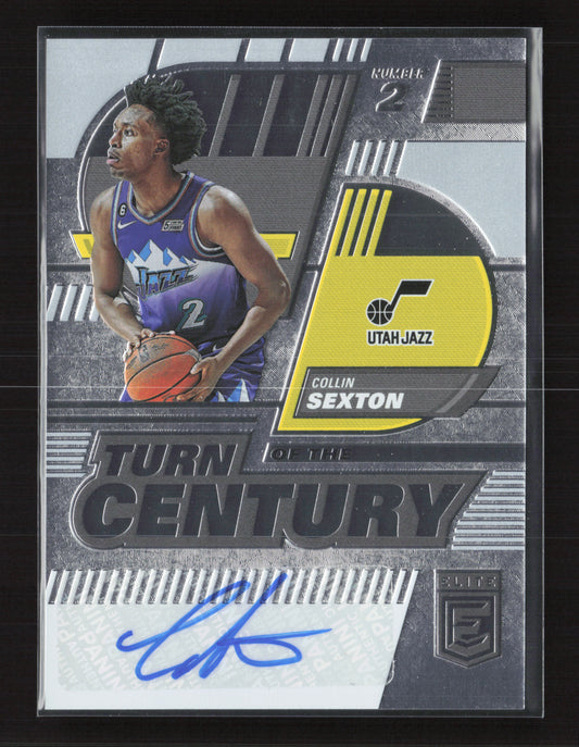 2022-23 COLLIN SEXTON Turn of The Century Autograph Elite