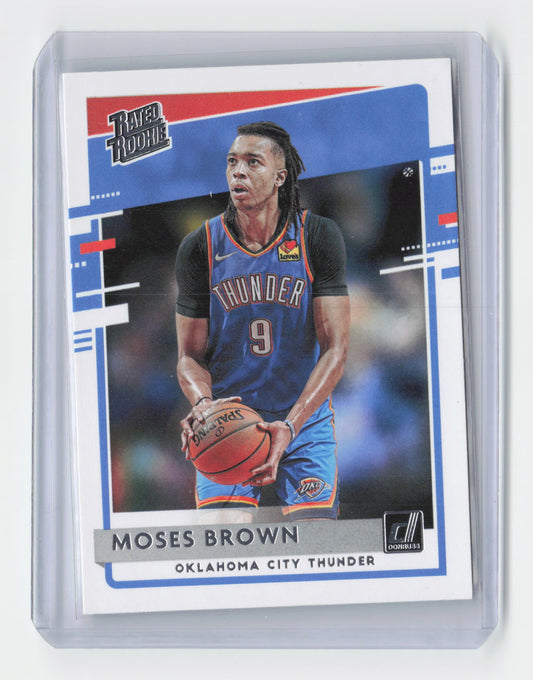 2020-21 MOSES BROWN Rated Rookie Chronicles OKC - #198