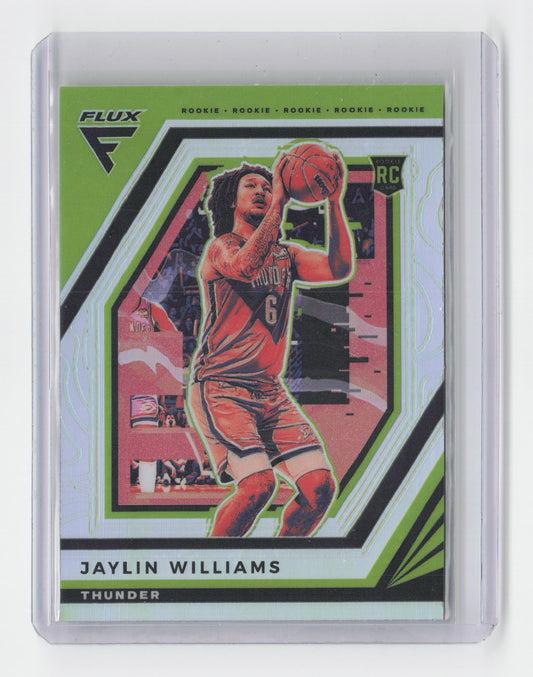 2023-24 JAYLIN WILLIAMS Rookie Silver Flux OKC - #215