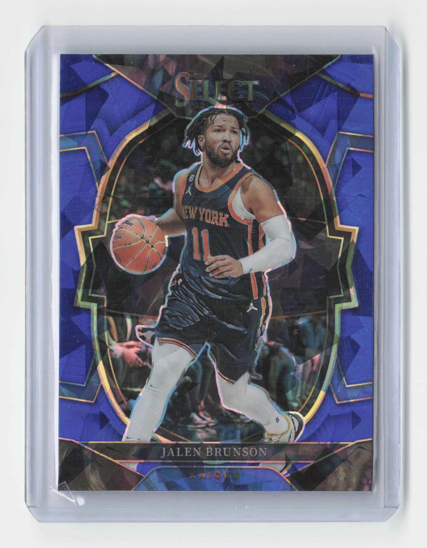 2022-23 JALEN BRUNSON Concourse Blue Cracked Ice Select - #22