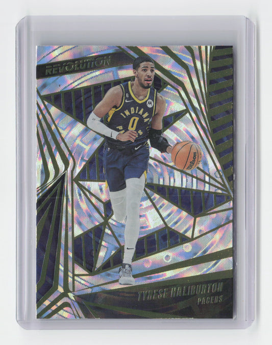 2023-24 TYRESE HALIBURTON Fractal Pacers