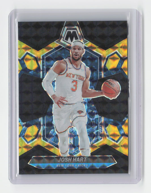 2023-24 JOSH HART Black Gold Mosaic Choice 4/8 Knicks