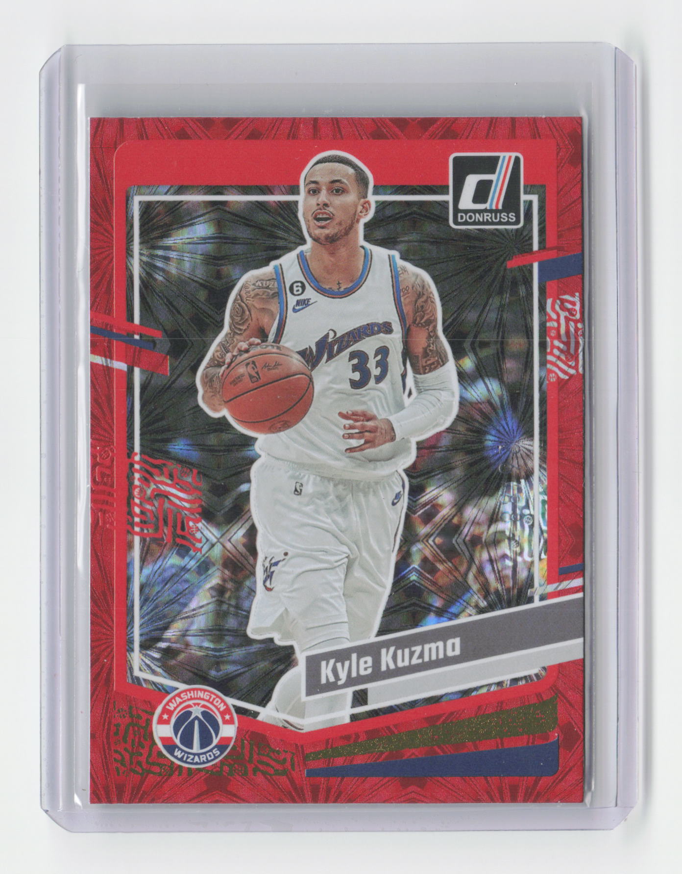 2023-24 KYLE KUZMA Fireworks 26/88 Donruss Tmall Wizards