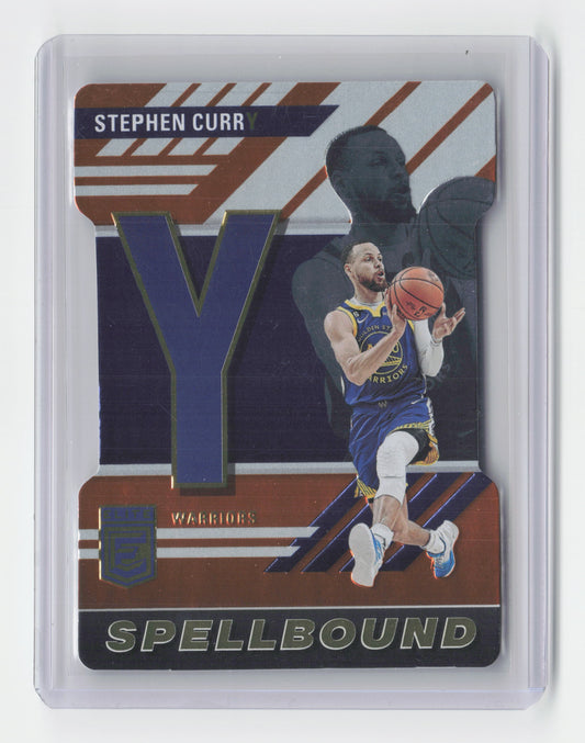 2023-24 STEPHEN CURRY Spellbound Orange Die-Cut Elite Warriors