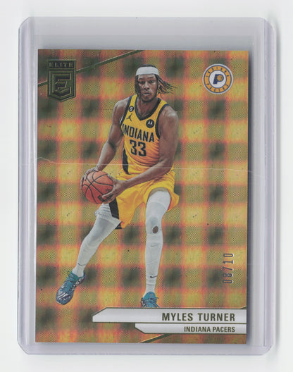 2023-24 MILES TURNER Gold 08/10 Elite Pacers