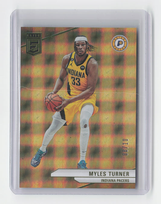 2023-24 MILES TURNER Gold 08/10 Elite Pacers