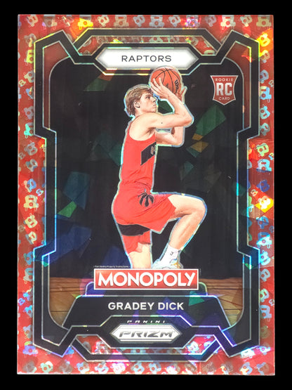 2023-24 GRADEY DICK Free Parking Rookie Prizm Monopoly #84