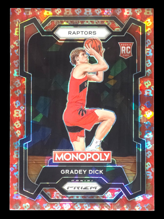2023-24 GRADEY DICK Free Parking Rookie Prizm Monopoly #84