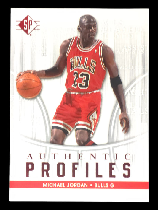 2008-09 MICHAEL JORDAN Authentic Profiles NBA SP Bulls #10