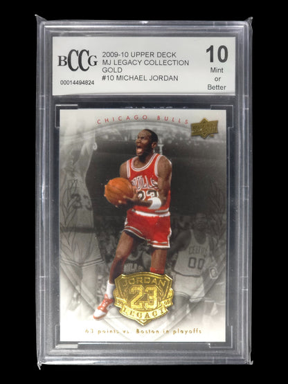 2009-10 MICHAEL JORDAN Legacy Collection Gold Gem Mint 10 H37EN