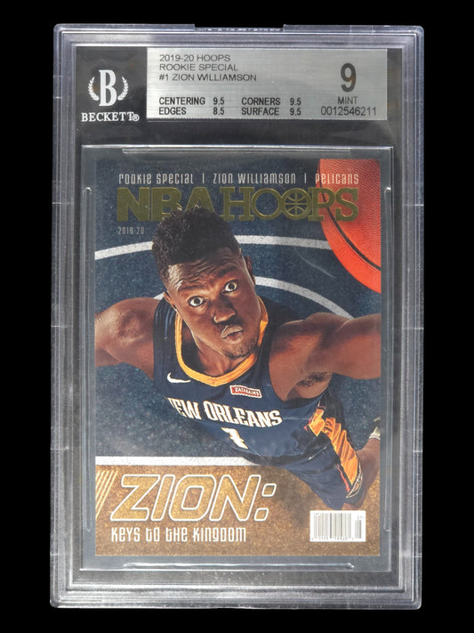 2019-20 ZION WILLIAMSON Rookie Special Hoops Premium #SPEC1 Beckets 9