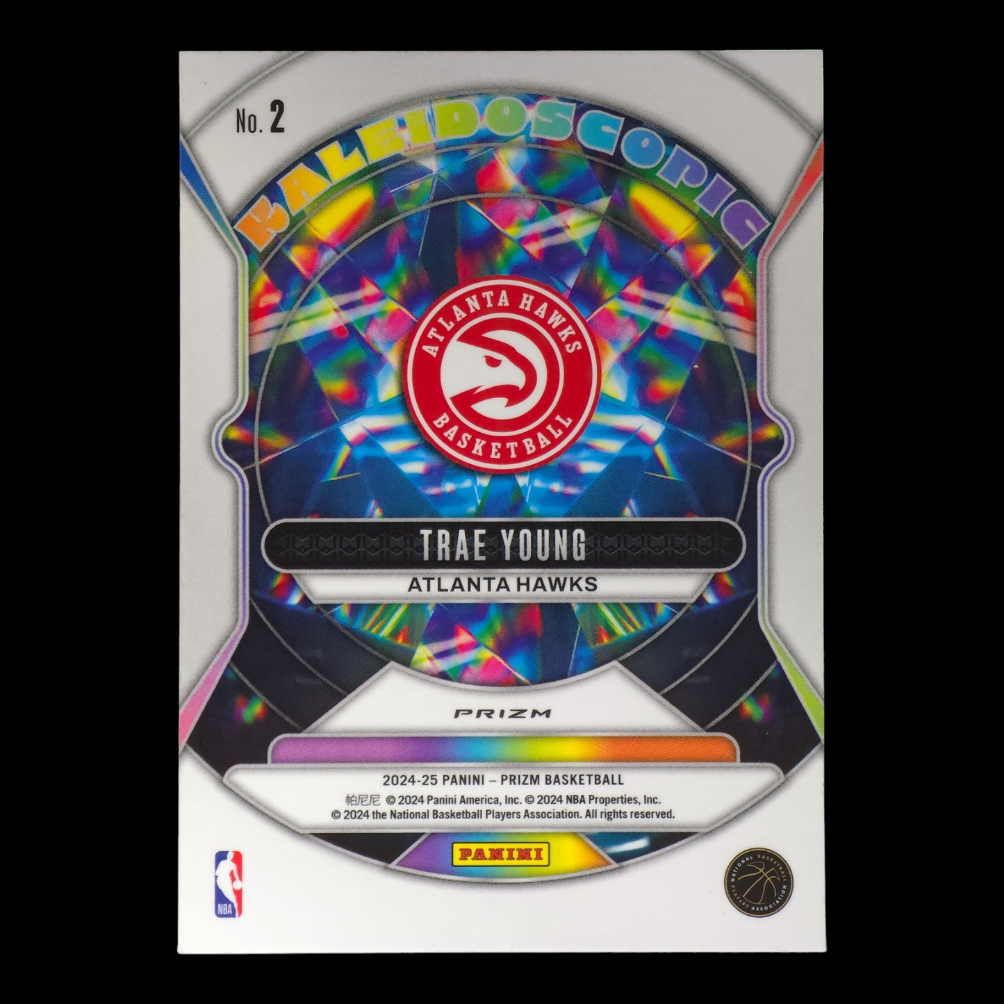 2024-25 TRAE YOUNG Kaleidoscopic Insert Prizm Fastbreak Hawks #3