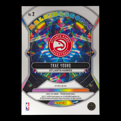 2024-25 TRAE YOUNG Kaleidoscopic Insert Prizm Fastbreak Hawks #3