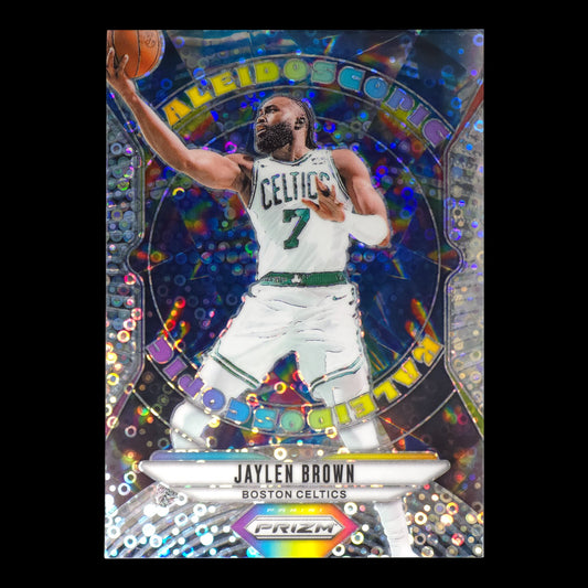 2024-25 JAYLEN BROWN Kaleidoscopic Insert Prizm Fastbreak Celtics #10