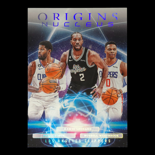 2023-24 LEONARD / GEORGE / WESTBROOK Nucleus Origins Clippers #22