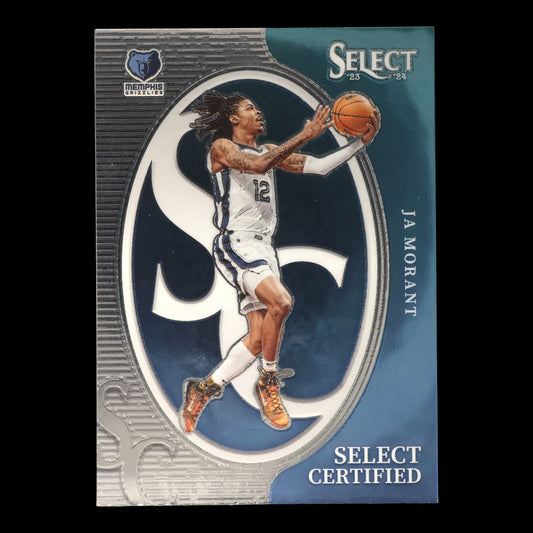 2023-24 JA MORANT Select Certified Select Grizzlies #18