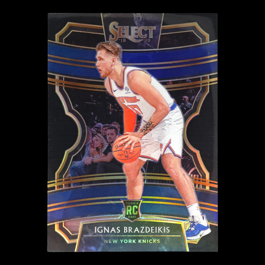 2019-20 IGNAS BRAZDEIKIS Concourse One Of One Select Knicks #52