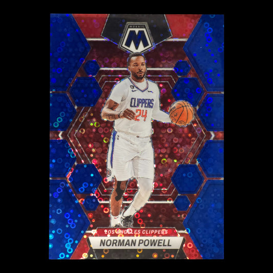 2022-23 NORMAN POWELL Blue Disco 25/85 Mosaic Clippers #27