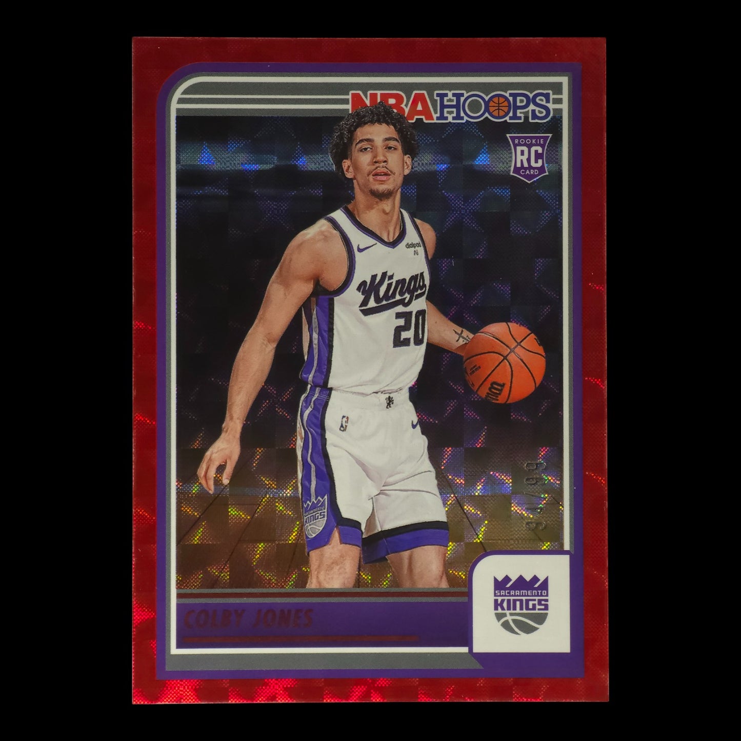 2023-24 COLBY JONES Rookie Asia Red 94/99 Hoops Int Kings #270
