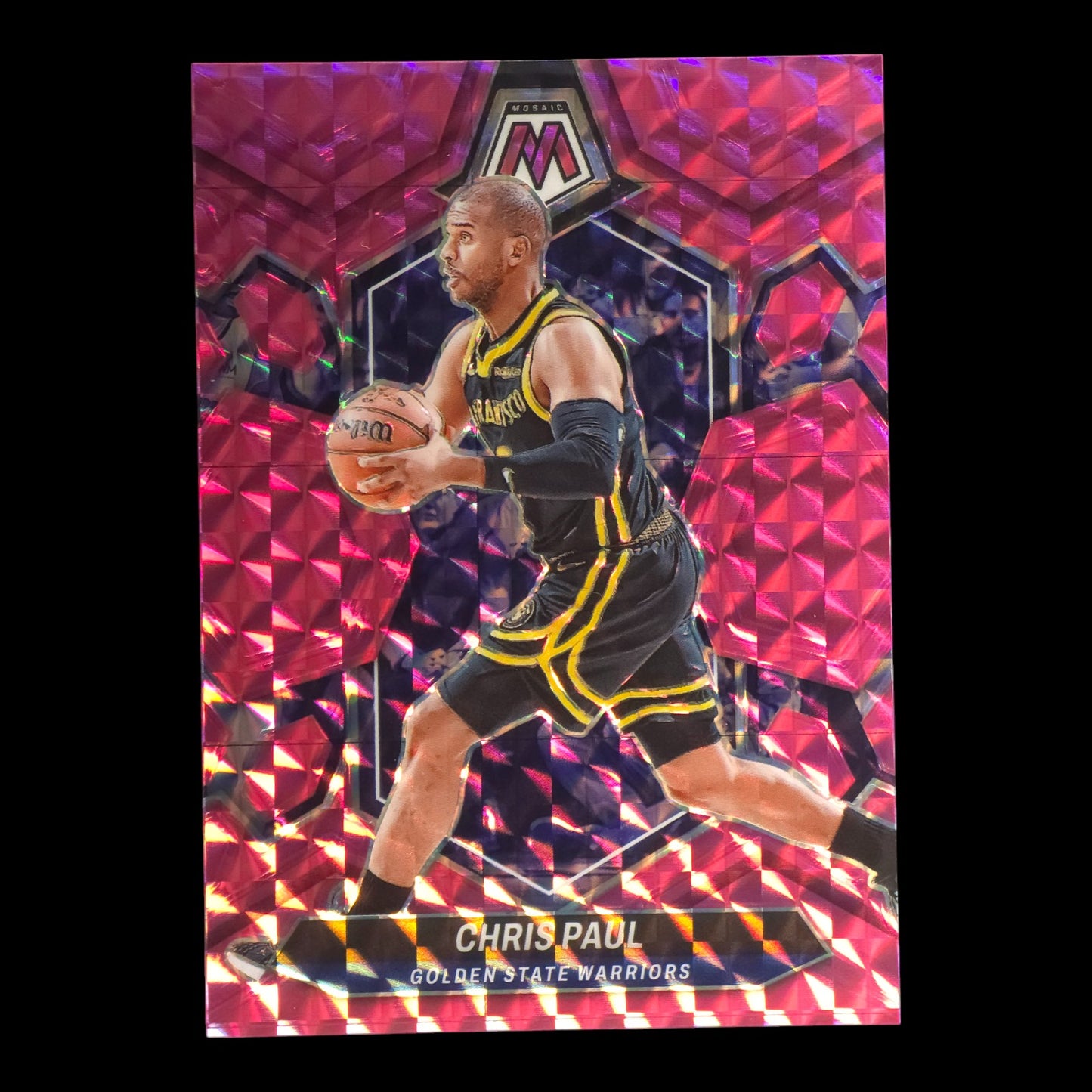 2023-24 CHRIS PAUL Pink 32/149 Mosaic Warriors #136