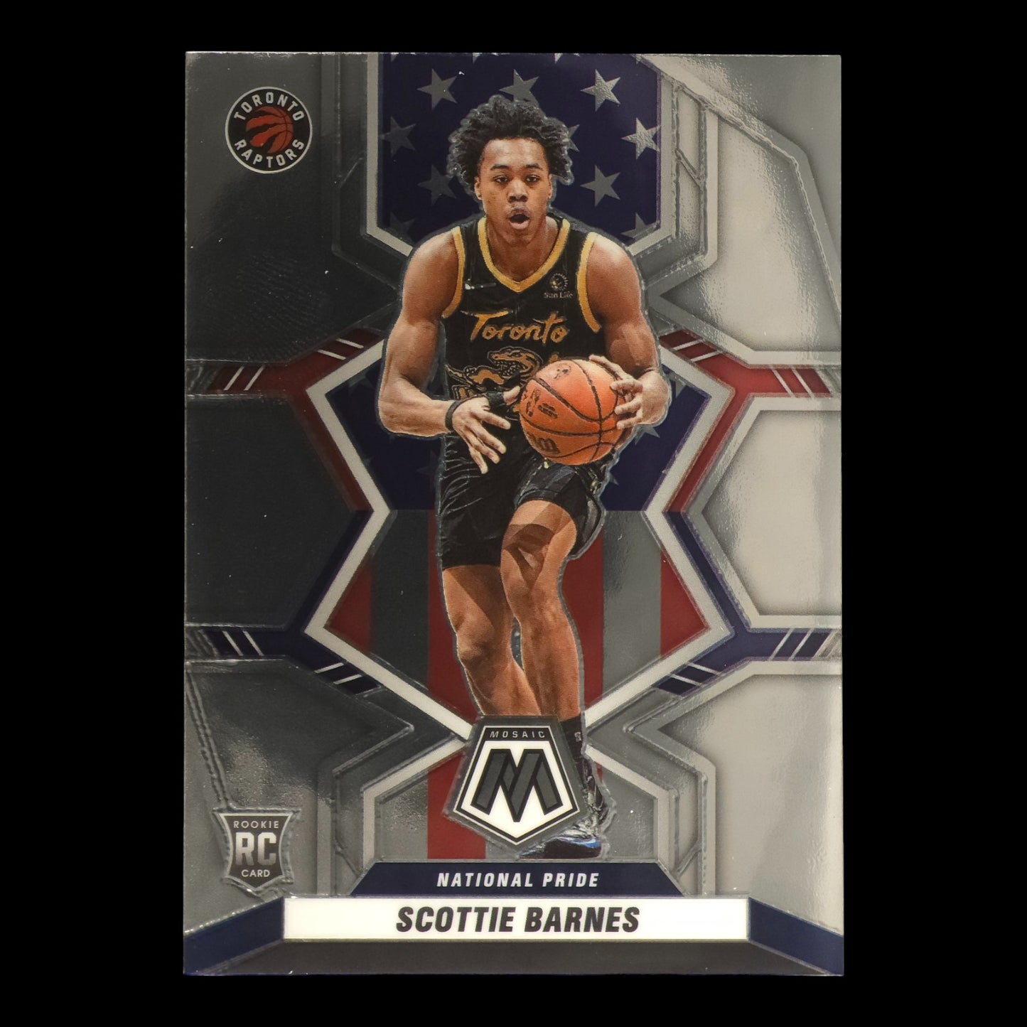 2021-22 SCOTTIE BARNES Rookie National Pride Mosaic Raptors #257