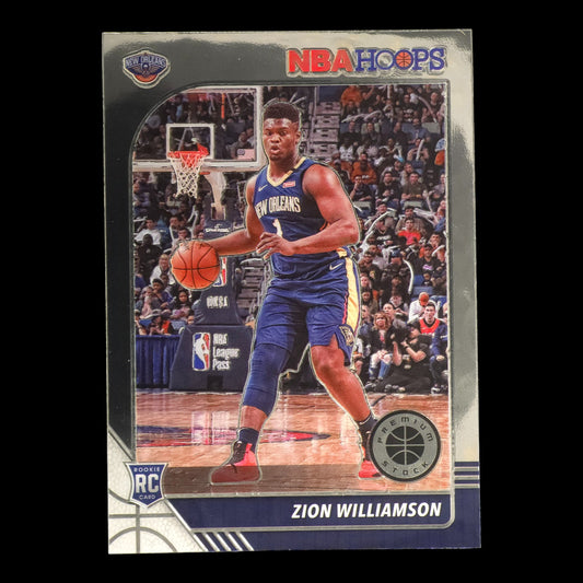 2019-20 ZION WILLIAMSON Rookie Hoops Premium Stock #258