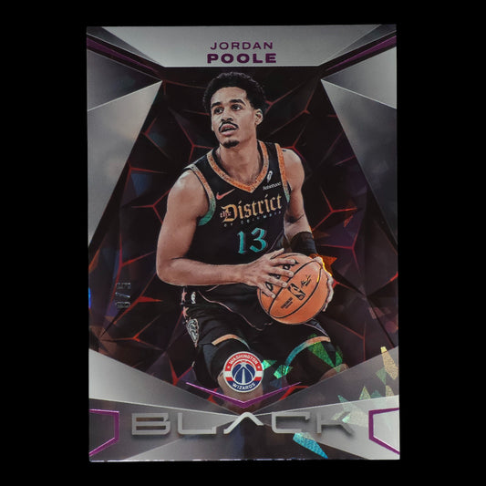 2023-24 JORDAN POOLE Quartz 5/8 Panini Black Wizards #5