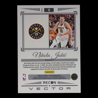 2023-24 NIKOLA JOKIC Vector 68/75 Recon Nuggets #10