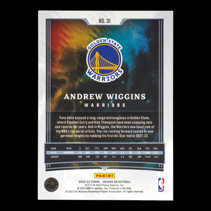 2022-23 ANDREW WIGGINS Pink 19/60 Origins Warriors #31