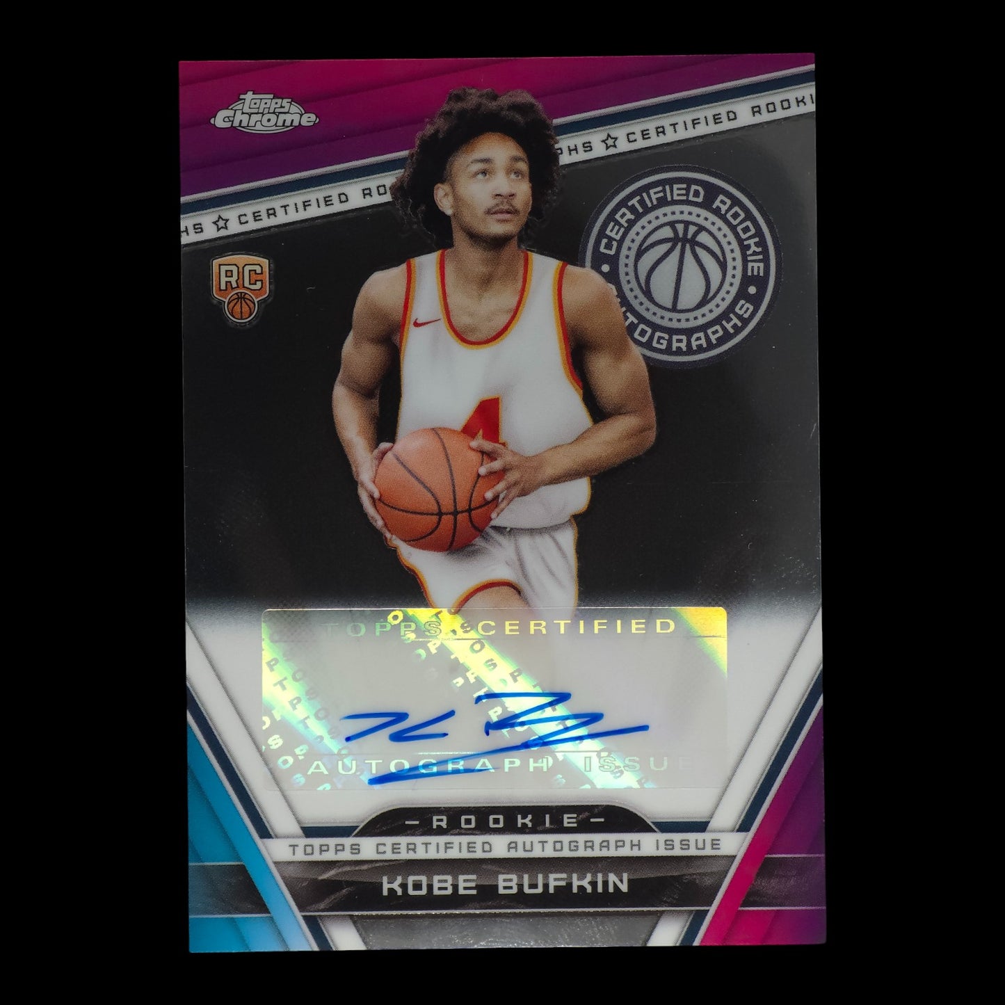 2023-24 KOBE BUFKIN Certified Rookie Autograph Topps Chrome CRA-KOB