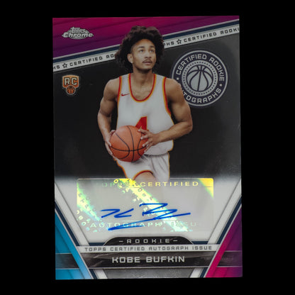 2023-24 KOBE BUFKIN Certified Rookie Autograph Topps Chrome CRA-KOB