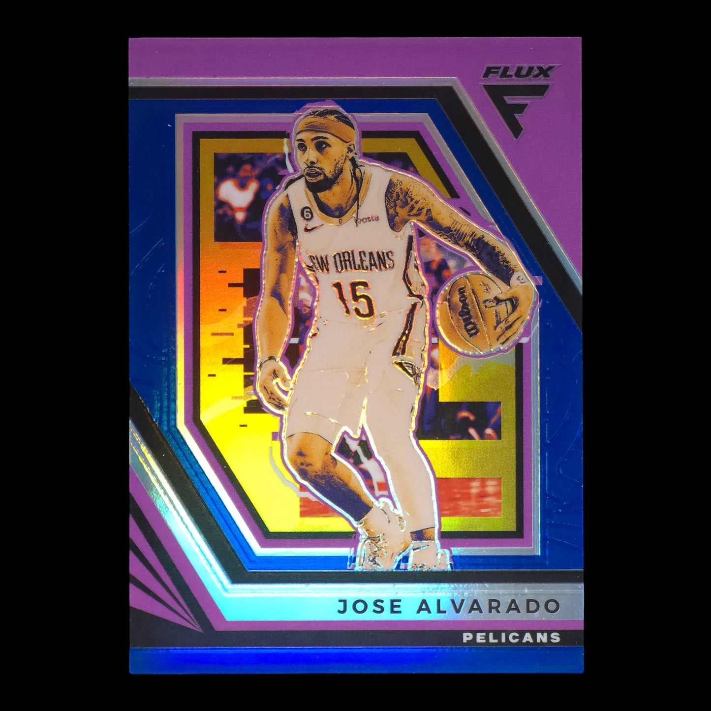 2022-23 JOSE ALVARADO Blue 31/99 Flux Pelicans #186