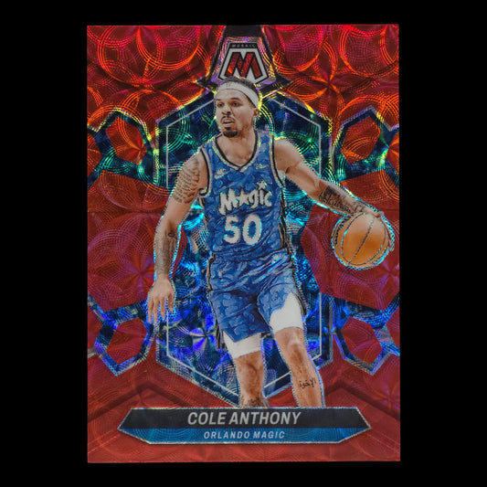 2023-24 COLE ANTHONY Red 27/75 Mosaic International Magic #165