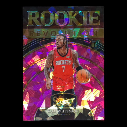 2023-24 CAM WHITMORE Rookie Revolution Pink Cracked Ice 68/99 #24