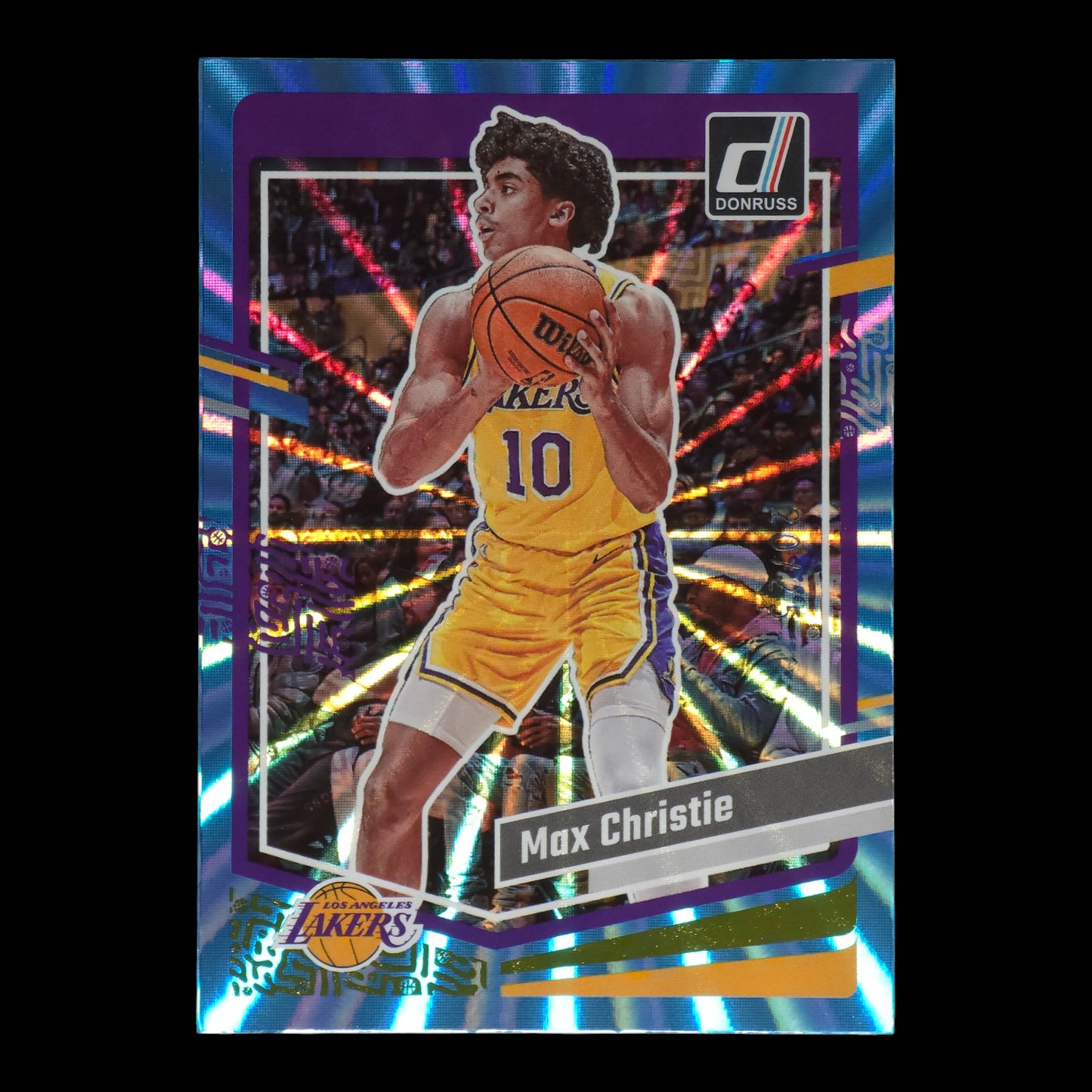 2023-24 MAX CHRISTIE Blue Laser 20/25 Donruss Lakers #117
