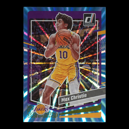 2023-24 MAX CHRISTIE Blue Laser 20/25 Donruss Lakers #117