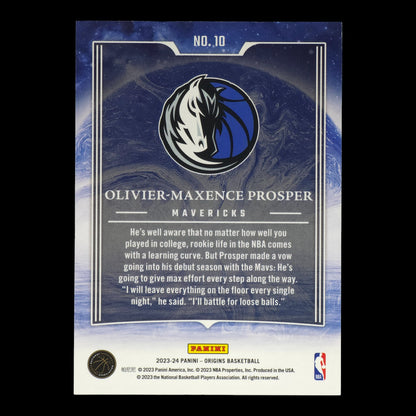 2023-24 OLIVIER-MAXENCE PROSPER RC Taking the Leap Origins #10