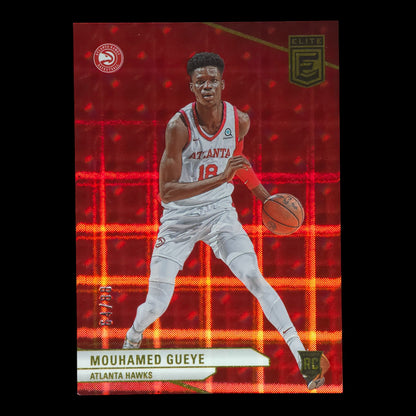 2023-24 MOUHAMED GUEYE Rookie International Red 64/88 Elite Hawks #227