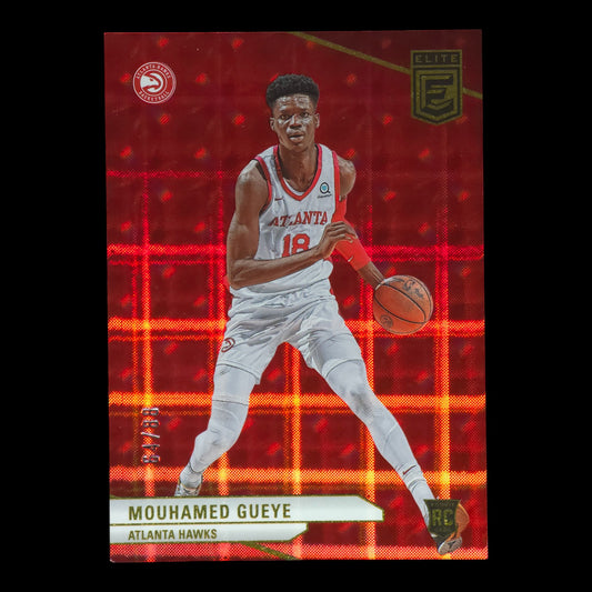 2023-24 MOUHAMED GUEYE Rookie International Red 64/88 Elite Hawks #227