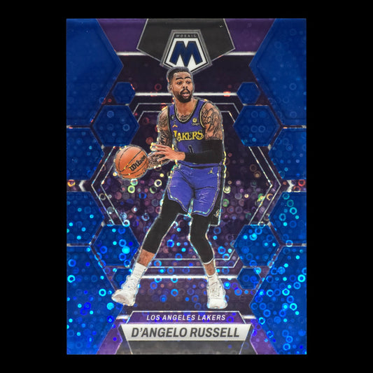 2022-23 D'ANGELO RUSSELL Blue 30/85 Mosaic Lakers #190