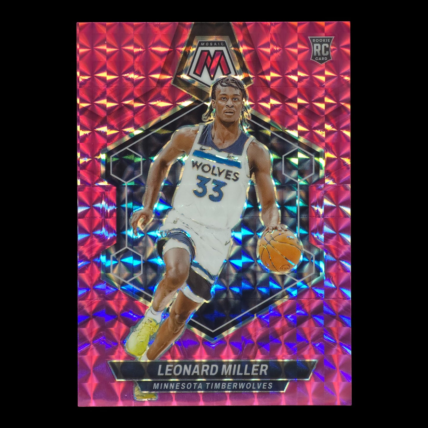 2023-24 LEONARD MILLER Rookie Pink 49/149 Mosaic #213