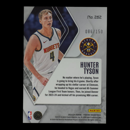 2023-24 HUNTER TYSON Purple 86/150 Phoenix #262