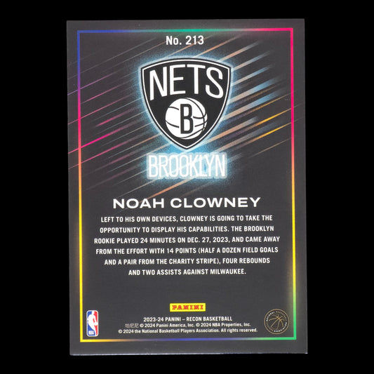 2023-24 NOAH CLOWNEY Rookie Bronze 227/299 Recon #213
