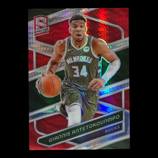 2023-24 GIANNIS ANTETOKOUNMPO Red Prizm Spectra #125