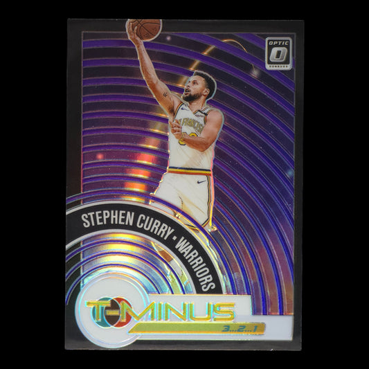 2020-21 STEPHAN CURRY T-Minus 3,2,1 Purple Optic Warriors #1