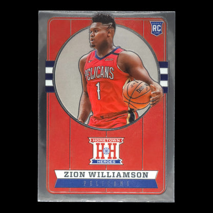 2019-20 ZION WILLIAMSON Rookie Red Home Town Chronicles Pelicans #552
