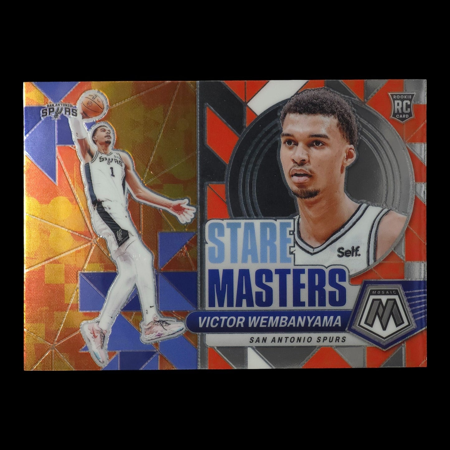 2023-24 VICTOR WEMBANYAMA Stare Masters Mosaic Spurs #16 1